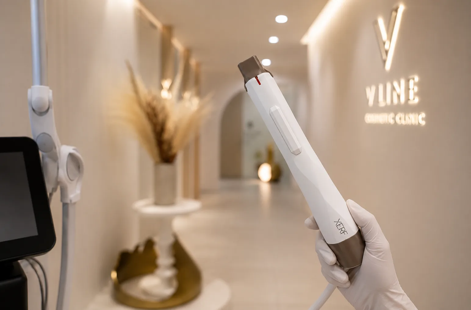 XERF treatment handpiece at V Line Cosmetic Clinic